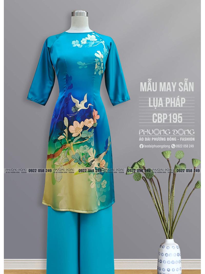 Áo Dài Cách Tân Lụa Pháp CBP195